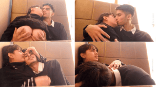 Viral Cafe Couple Naughty Smooch & Boob Play In Public Full Video