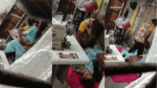 Husband’s Hidden Camera Exposes Wife Fucking Tailor Behind His Back