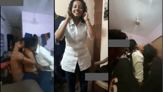 College Babe Sudishka Lets Loose in a Drunk Orgy with Friends – Raw Double Penetration Action