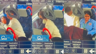 Delhi Meerut Metro Couple Viral MMS Full Video Leaked CCTV Footage